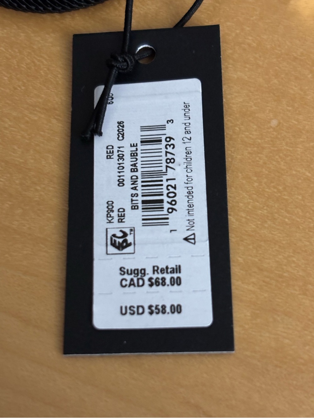 NWT Kate Spade Cord Bracelet with Heart Charm - Picture 3 of 3